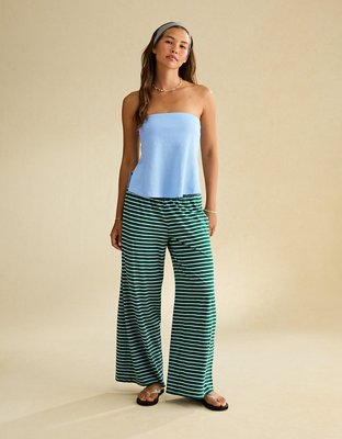 AE Sunchaser Side-Slit Babydoll Tube Top | American Eagle