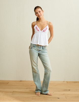 AE Picot-Trim Babydoll Cami