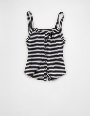 AE Button-Up Tank Top