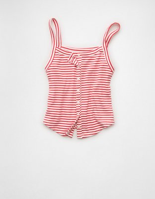 AE Button-Up Tank Top