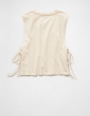AE Sunchaser Side-Tie Muscle Tank Top