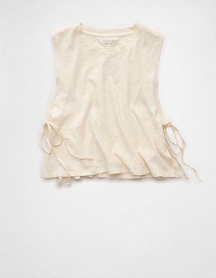 AE Sunchaser Side-Tie Muscle Tank Top from American Eagle - $18.71