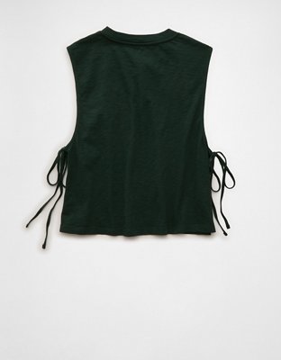 AE Sunchaser Side-Tie Muscle Tank Top | American Eagle