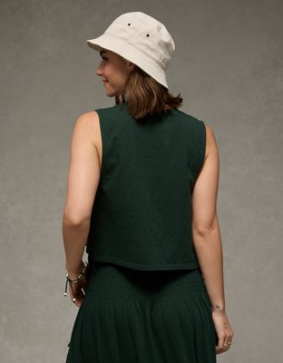 AE Sunchaser Side-Tie Muscle Tank Top