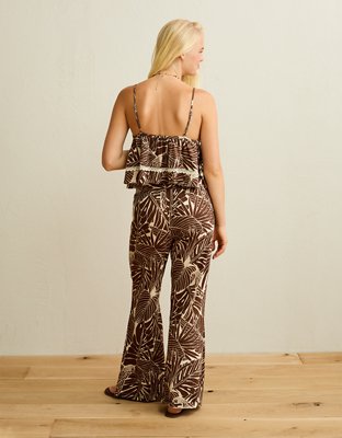 AE Sunchaser Lace Trim Babydoll Tank Top