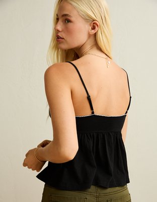 AE Embroidered Babydoll Cami