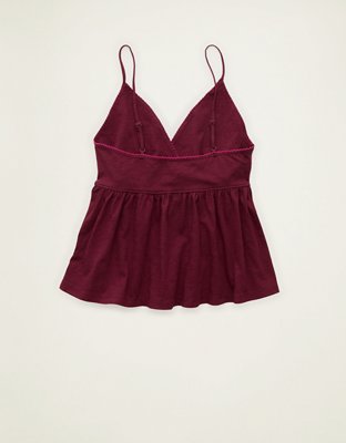 AE Picot-Trim Babydoll Cami