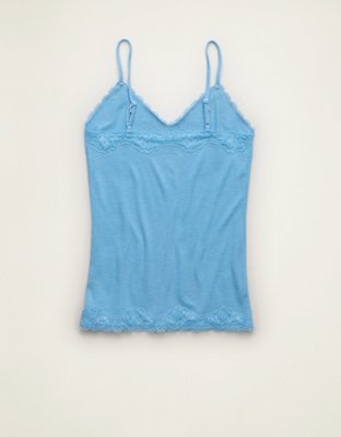 AE Lace Trim Cozy Cami | American Eagle