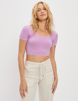 AE Super Seamless Cropped Tee