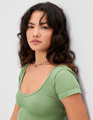 AE Super Seamless Scoop Neck Bodysuit