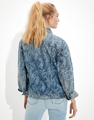 Женские куртки American Eagle AE X Naito Denim Jacket — фото 3