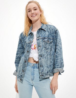 Женские куртки American Eagle AE X Naito Denim Jacket — фото 2
