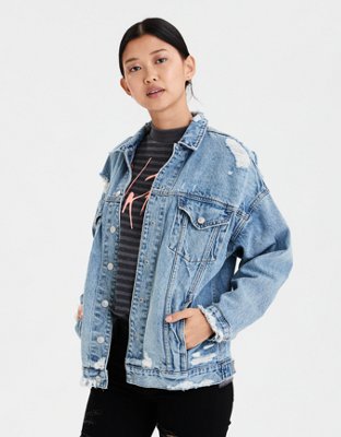 Eagle Gallery: American Eagle Distressed Denim Jacket