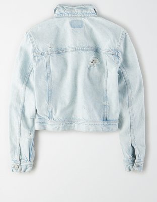 Женские куртки American Eagle AE Classic Denim Jacket — фото 4