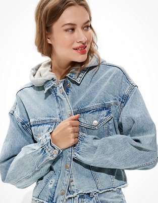 hooded boyfriend coat
