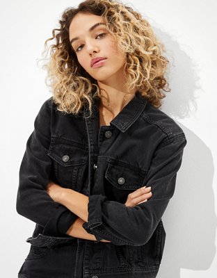 AE Black Denim Jacket | American Eagle