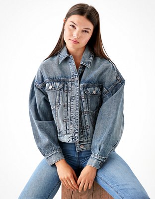 American eagle boyfriend jean jacket best sale