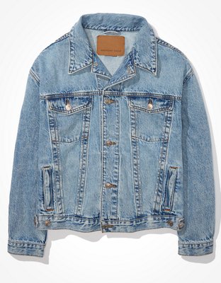 Женские куртки American Eagle AE '90s Boyfriend Denim Jacket — фото 4