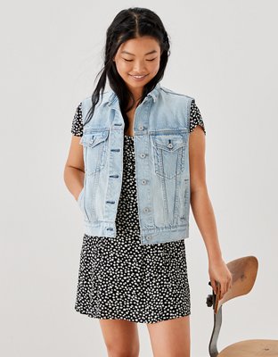 American eagle jean store vest