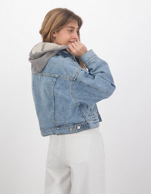 AE Tomgirl Hooded Denim Jacket
