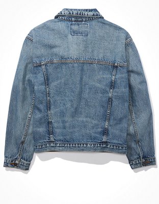 Женские куртки American Eagle AE '90s Boyfriend Western Denim Jacket — фото 4