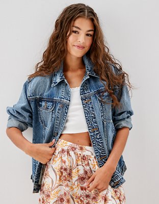 American eagle boyfriend denim jacket sale