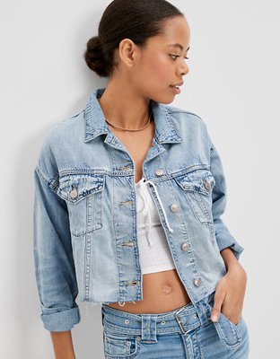 Buy cropped hot sale denim jacket