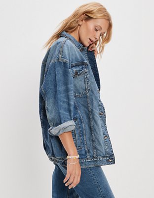 American eagle 2025 boyfriend denim jacket