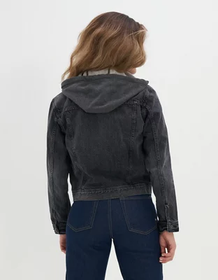 AE Hooded Denim Jacket