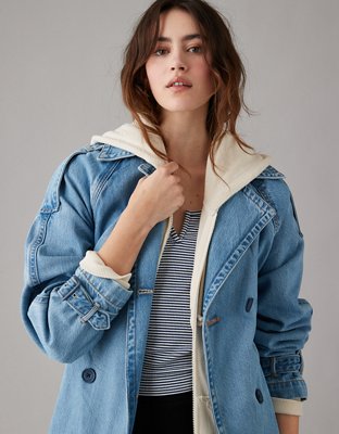 AE Denim Trench Coat