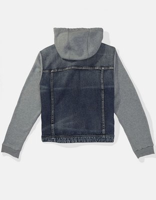 AE Classic Denim Mixed Media Jacket