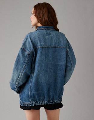 AE Strigid Oversized Denim Boyfriend Jacket