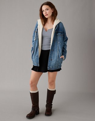 AE Strigid Oversized Boyfriend Denim Jacket