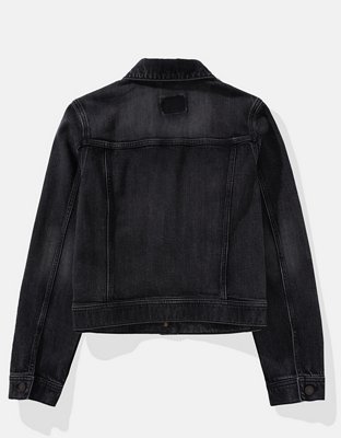 Женские куртки American Eagle AE Strigid Classic Denim Jacket — фото 4