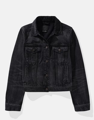 Женские куртки American Eagle AE Strigid Classic Denim Jacket — фото 3