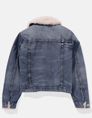 AE Sherpa Denim Jacket