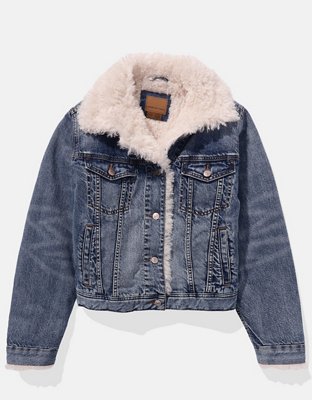 AE Sherpa Denim Jacket