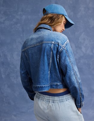 AE x Aerie DBL Take Cropped Jacket