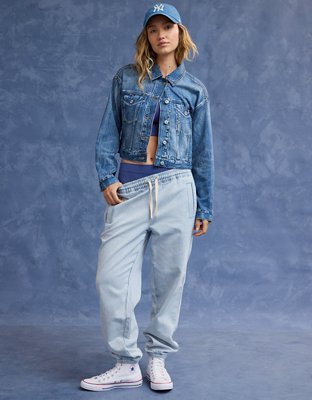 AE x Aerie DBL Take Cropped Jacket