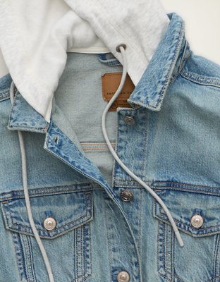 AE Hooded Denim Jacket