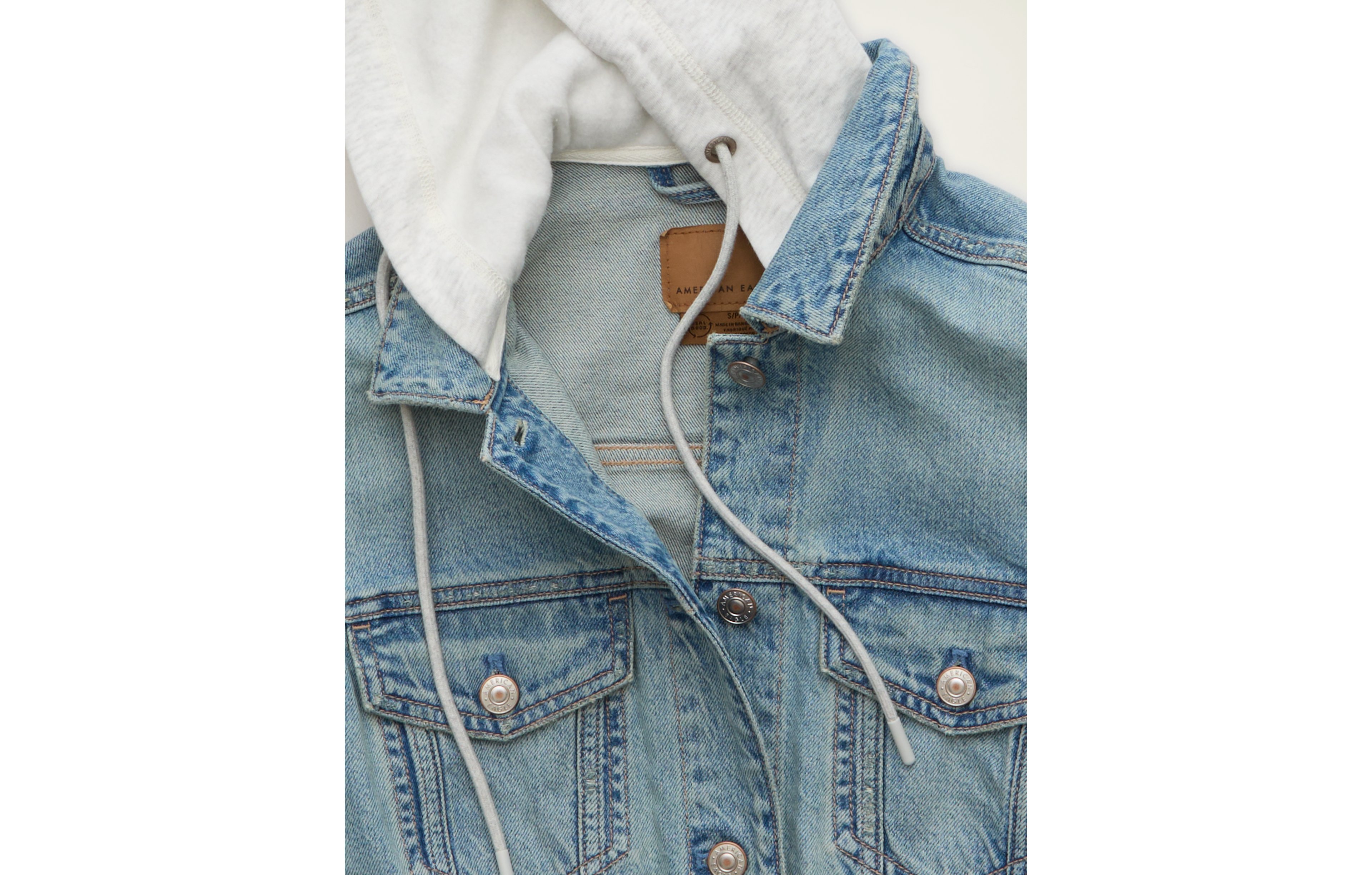 AE Hooded Denim Jacket