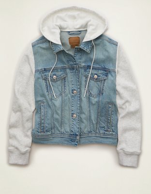 AE Hooded Denim Jacket
