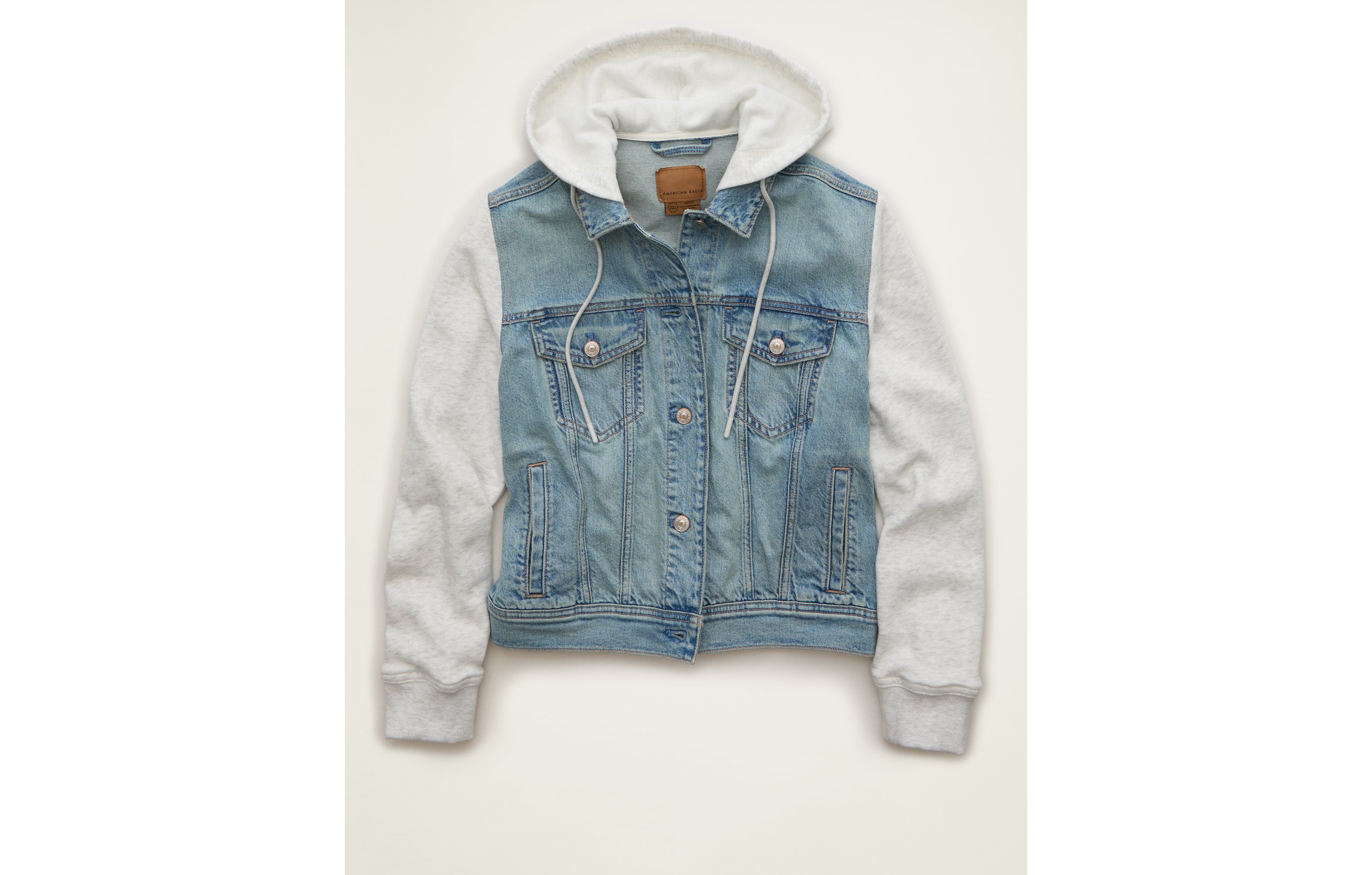 AE Hooded Denim Jacket