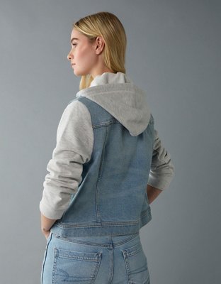 AE Hooded Denim Jacket