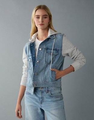 AE Hooded Denim Jacket