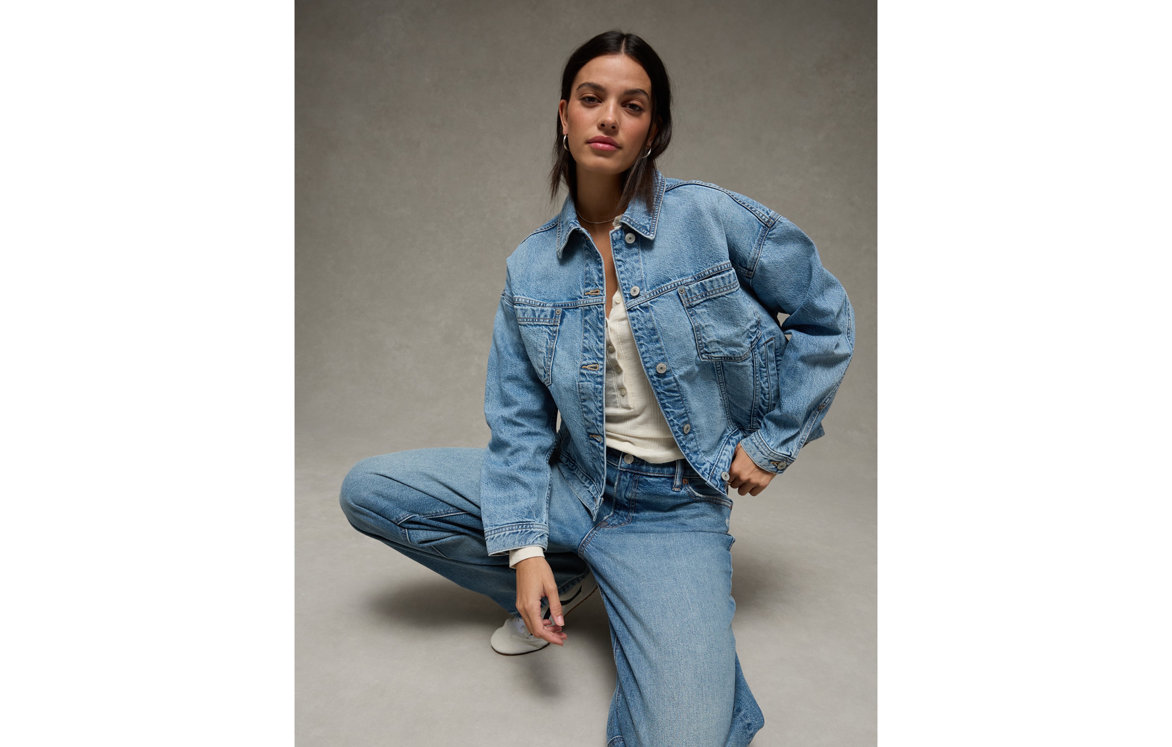 AE Swing Denim Jacket