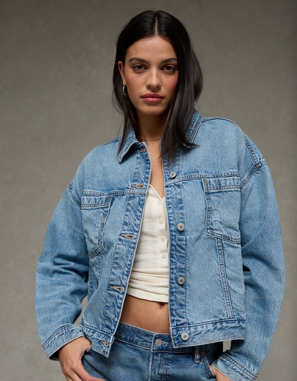 AE Swing Denim Jacket - image 2