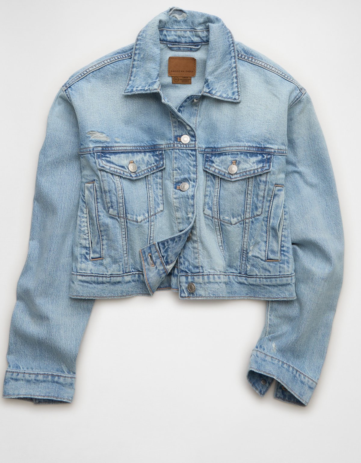 AE Cropped Denim Jacket - image 3