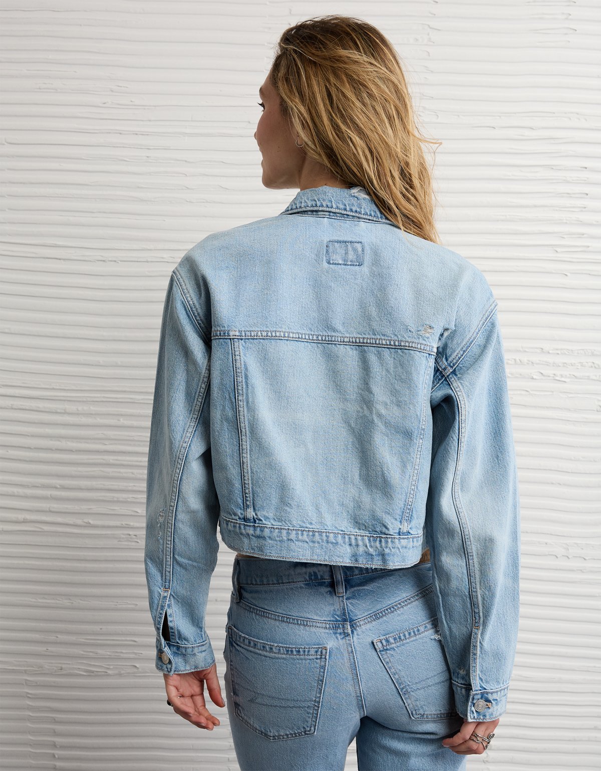 AE Cropped Denim Jacket - image 2