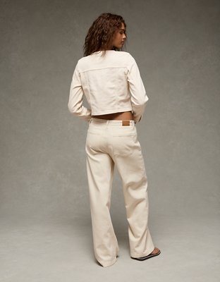 AE Collarless Denim Jacket